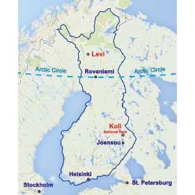 Карта, map, Финская сказка, Soumensatu, аренда коттеджа, rent a cottage, Коли, Koli, горные лыжи, skiing, сноуборд, snowboarding, рыбалка, fishing, плавание, яхтинг, sailing, каникулы, праздники, отпуск, holiday, Пиелислинна,  Pielislinna, Колинпилви, Kolinpilvi, Отсопирти, Otsopirtti